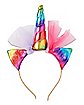 Metallic Rainbow Unicorn Headband