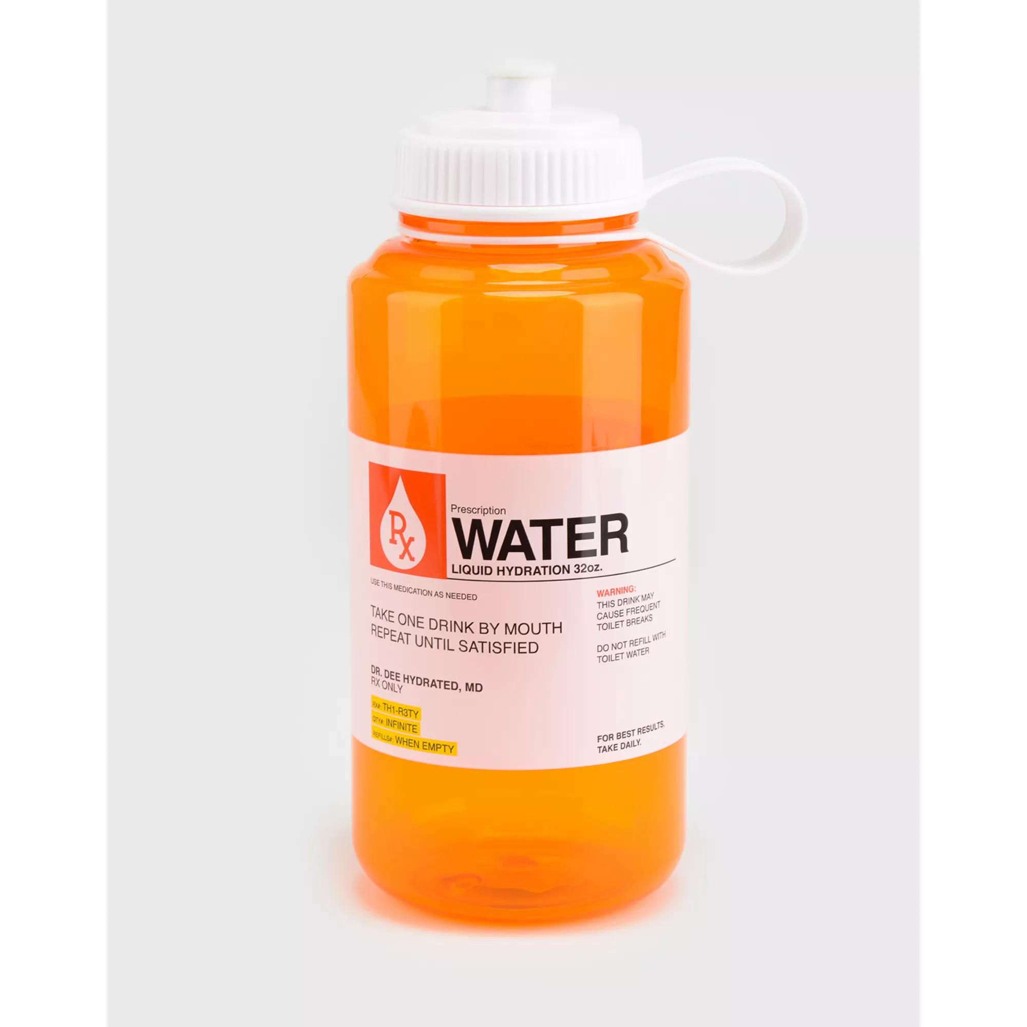 Prescription Bottle Water Bottle - 32 oz. at Spencer's