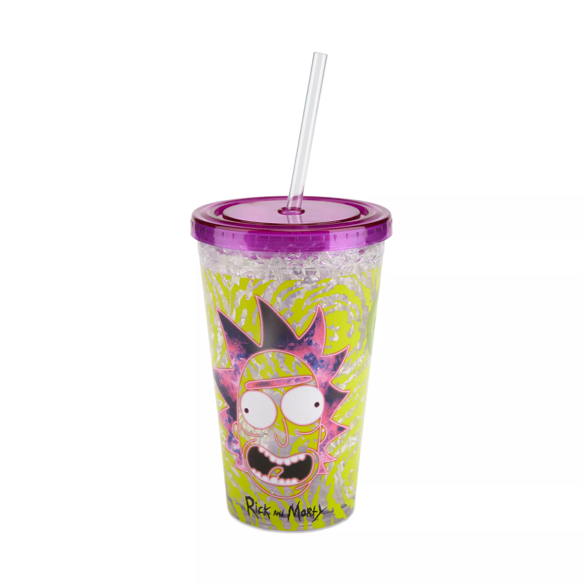 Freezer Gel Rick and Morty Cup With Straw - 16 oz. at Spencer's