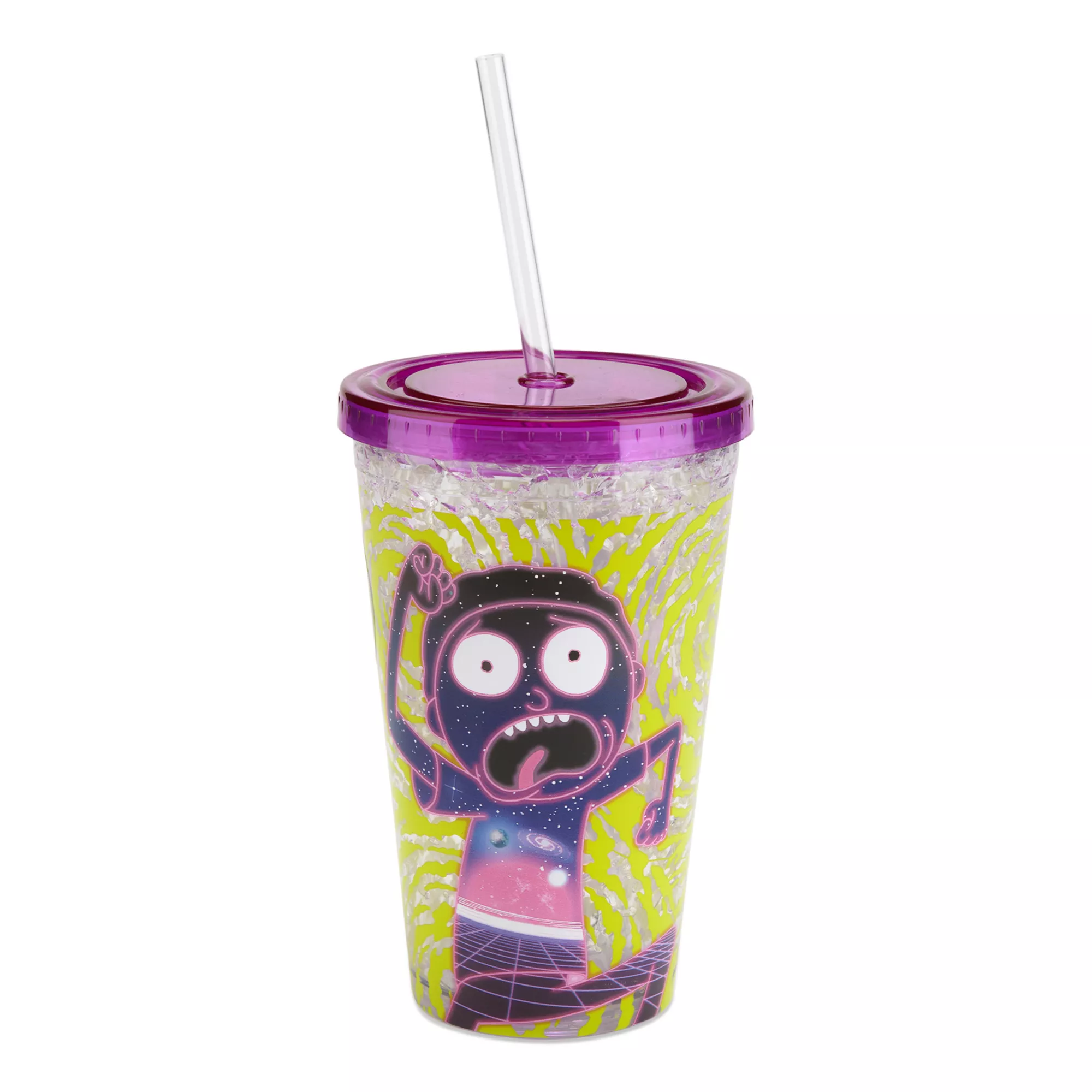 Freezer Gel Rick and Morty Cup With Straw - 16 oz. at Spencer's