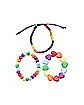 Pride Rainbow Heart Bracelets - 3 Pack