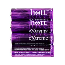 AA Batteries 4 Pack - Hott Love Extreme at Spencer's