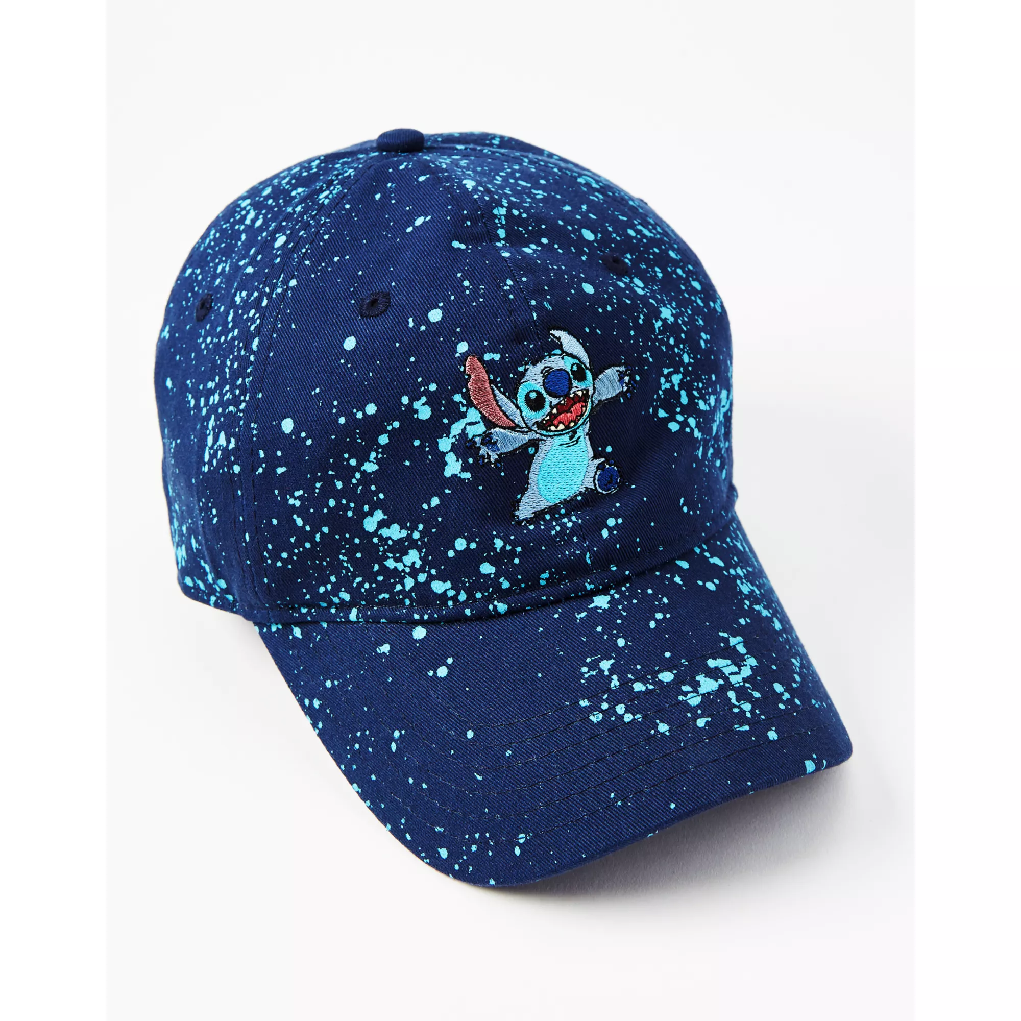 Paint Splatter Stitch Dad Hat - Disney at Spencer's