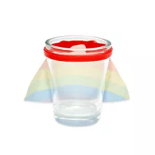 Caped Rainbow Pride Shot Glass - 1.5 oz. at Spencer's