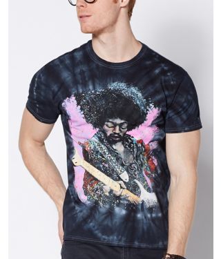 Tie Dye Jimi Hendrix T Shirt