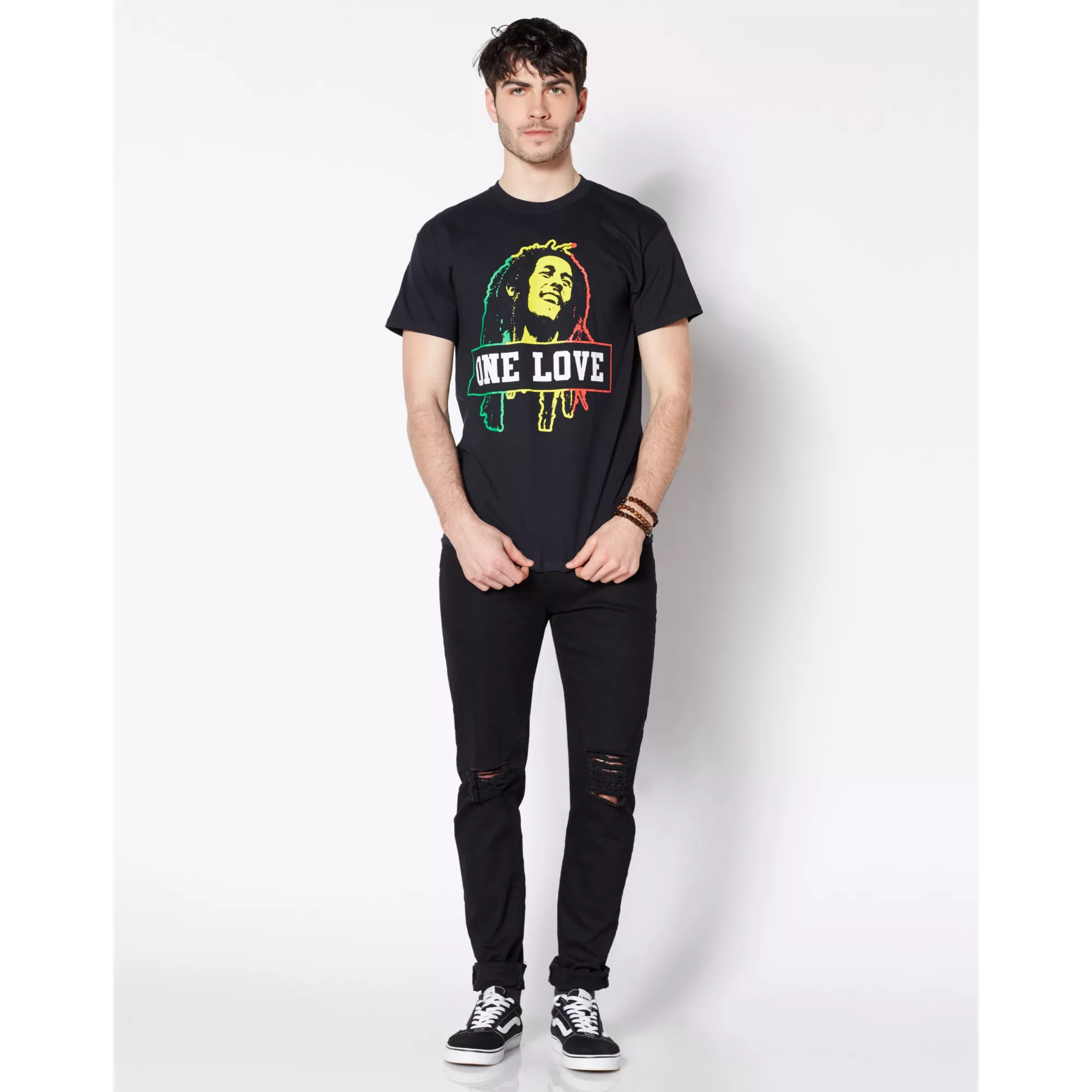 Rasta One Love Bob Marley T Shirt at Spencer's