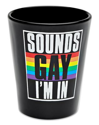 Sounds Gay I'm In Pride Shot Glass - 1.5 oz.