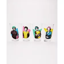 Golden Girls Pint Glasses 4 Pack - 16 Oz. at Spencer's