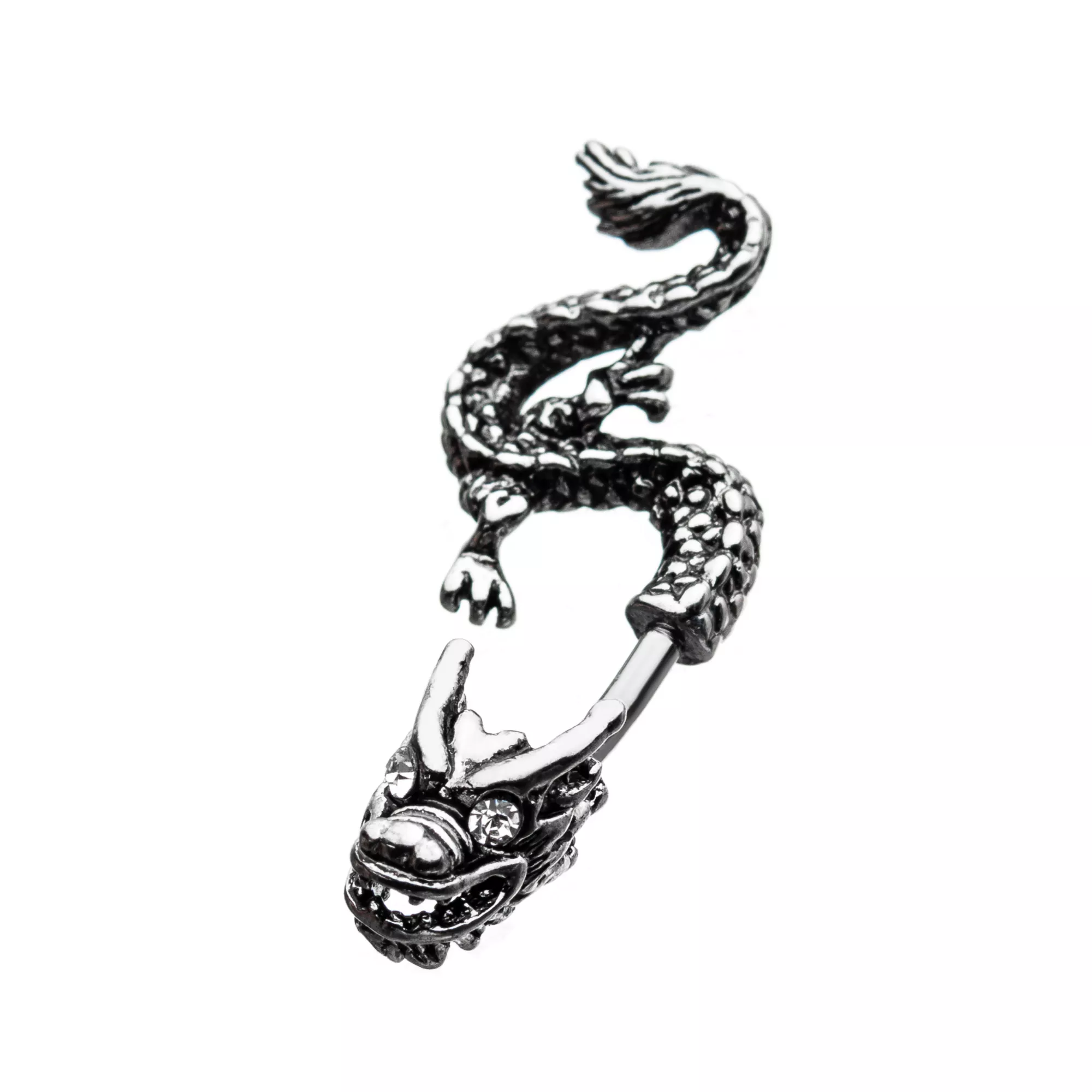 Chinese Dragon Barbell - 14 Gauge at Spencer's