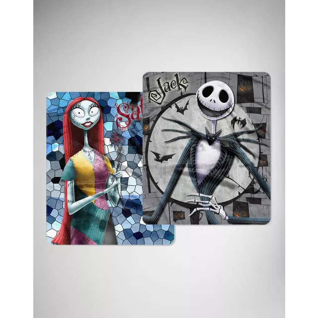 Jack Skellington and Sally Double Sided Fleece Blanket The Nightmare Before Christmas Spencer s