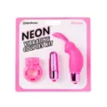 Neon Pink Vibrating Couples Sex Toy Kit at Spencer's