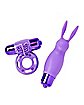 Neon Pink Vibrating Couples Sex Toy Kit