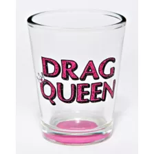 Glitter Drag Queen Shot Glass - 1.5 oz. at Spencer's