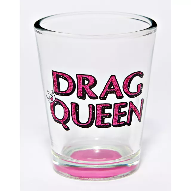 Glitter Drag Queen Shot Glass - 1.5 oz. at Spencer's