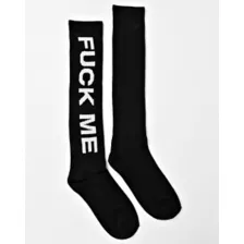 Fuck Me Knee High Socks at Spencer's