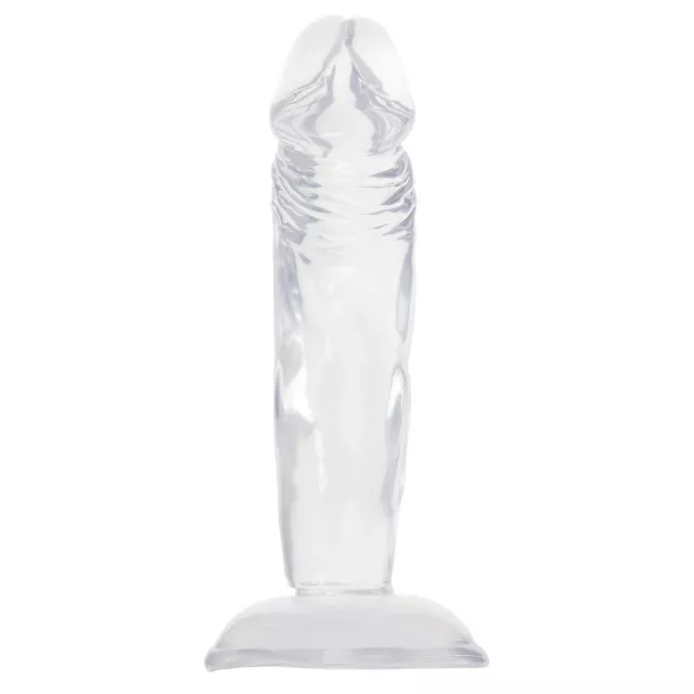 Clearly Strapped Clear Dildo With Strap-On Harness 7 Inch - Hott Love Extreme at Spencer's