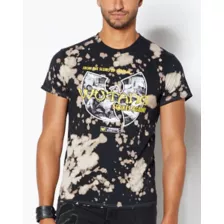 Bleach Dyed Wu-Tang T Shirt at Spencer's