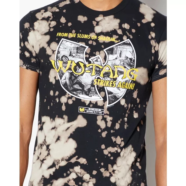 Bleach Dyed Wu-Tang T Shirt at Spencer's
