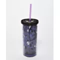 Jack Skellington Skull and Heart Cup with Straw 20 oz. - The Nightmare Before Christmas at Spencer's