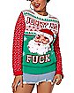 Light-Up Jolly As Fuck Ugly Christmas Sweater