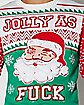 Light-Up Jolly As Fuck Ugly Christmas Sweater