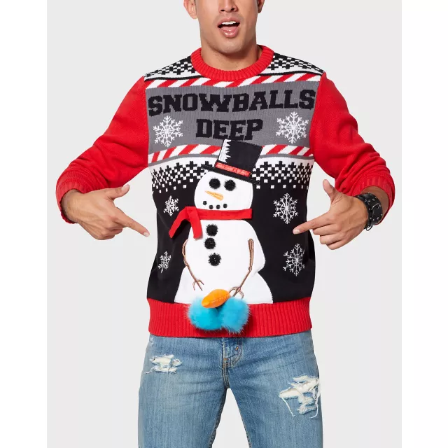 Balls ugly christmas sweater best sale