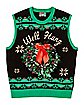 Light-Up Well Hung Ugly Christmas Sweater Vest