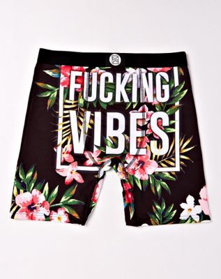 floral fucking vibes boxers