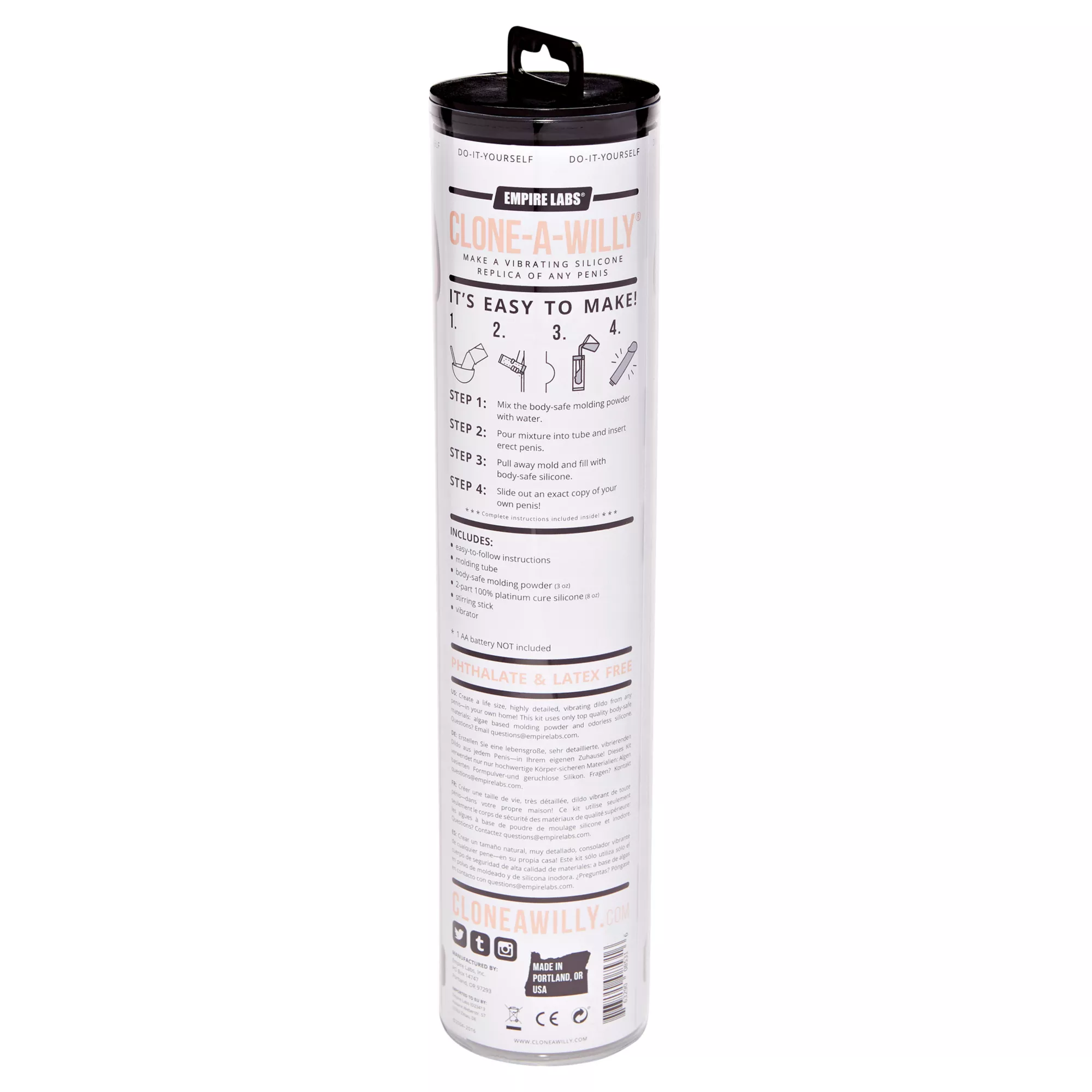 Clone-A-Willy Vibrator Kit - Light Skin Tone at Spencer's