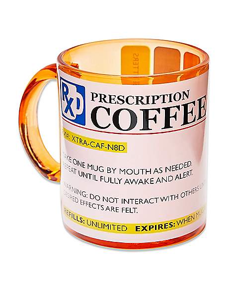 Prescription Bottle Coffee Mug - 17.5 oz. - Spencer's