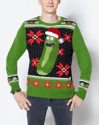 rick and morty ugly christmas sweater