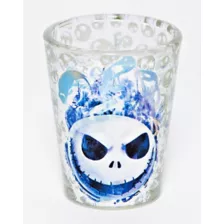 Face Jack Skellington Mini Glass 1.5 oz. - The Nightmare Before Christmas at Spencer's