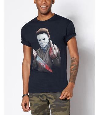 Middle Finger Michael Myers T Shirt – Halloween