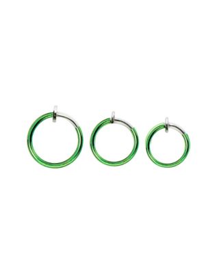 fake clip on hoop earrings