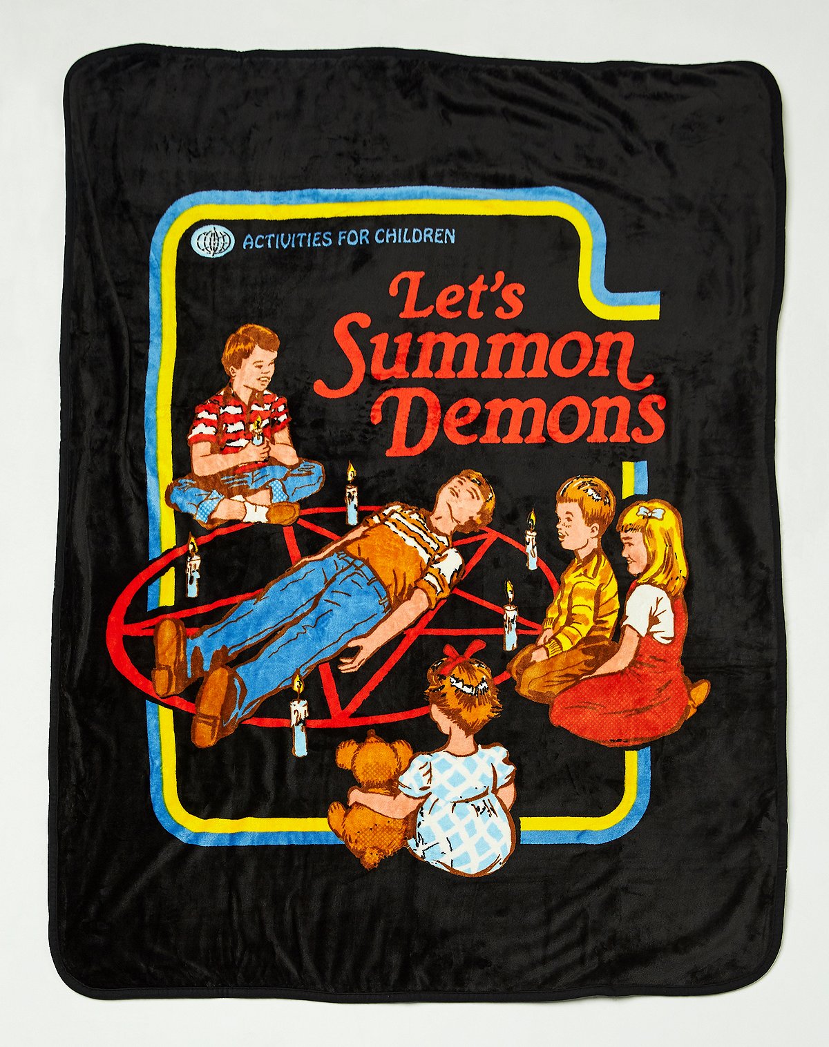 steven rhodes let's summon demons fleece blanket