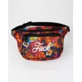 Floral Fuck Fanny Pack at Spencer's