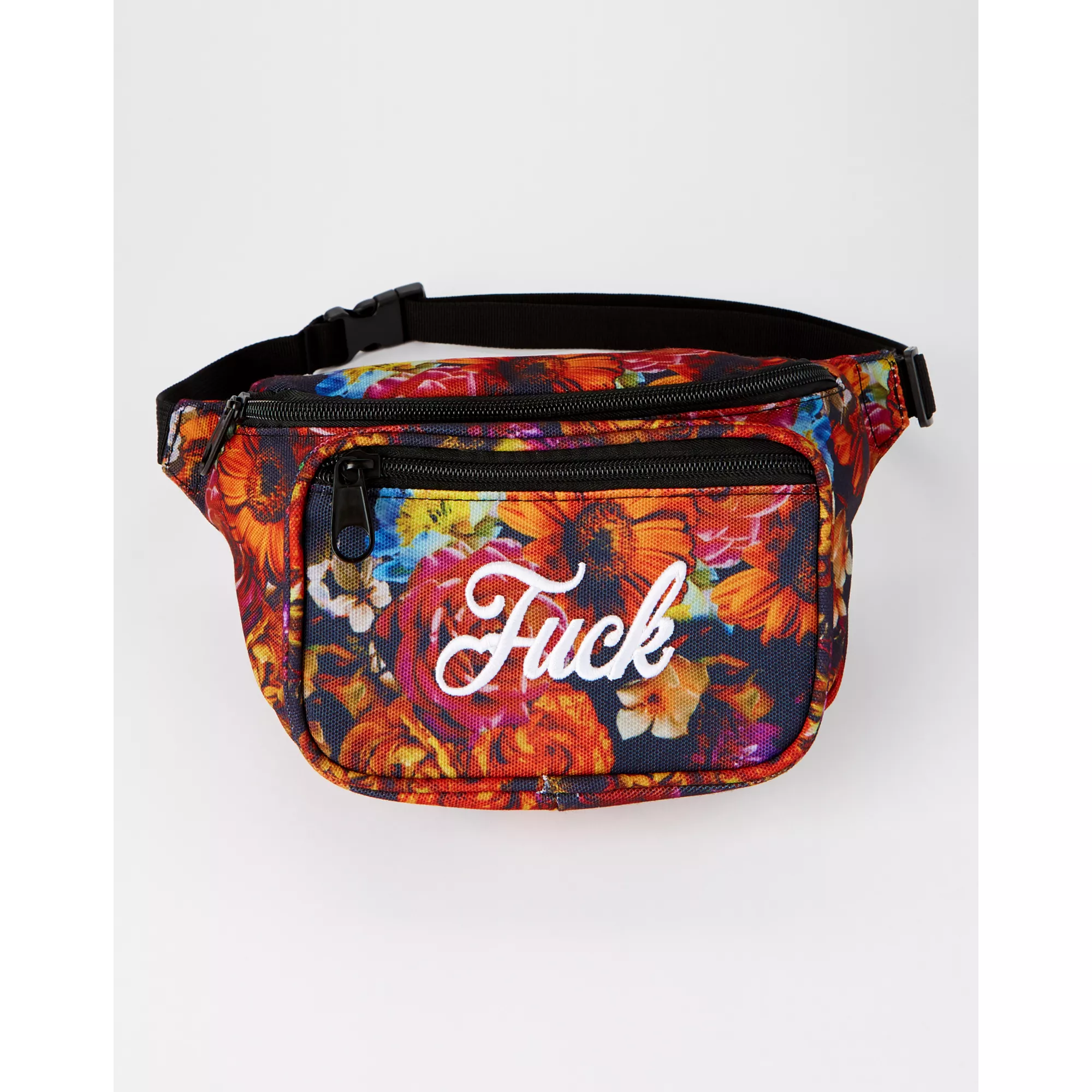 Floral Fuck Fanny Pack at Spencer's