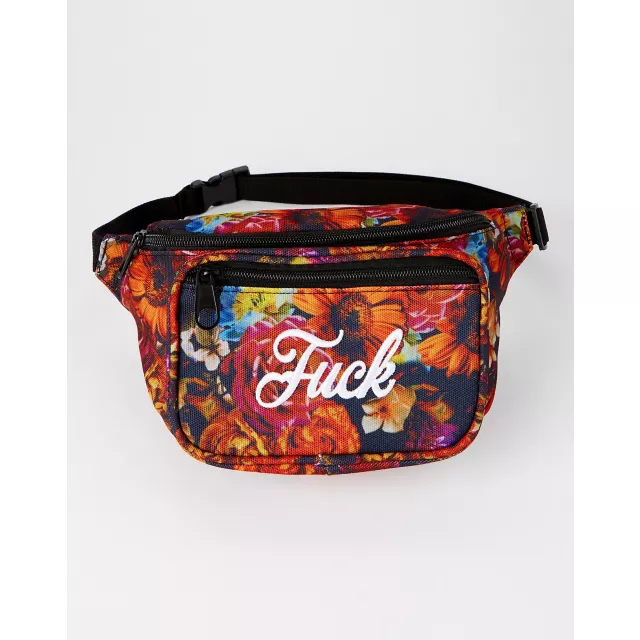 Floral Fuck Fanny Pack at Spencer's