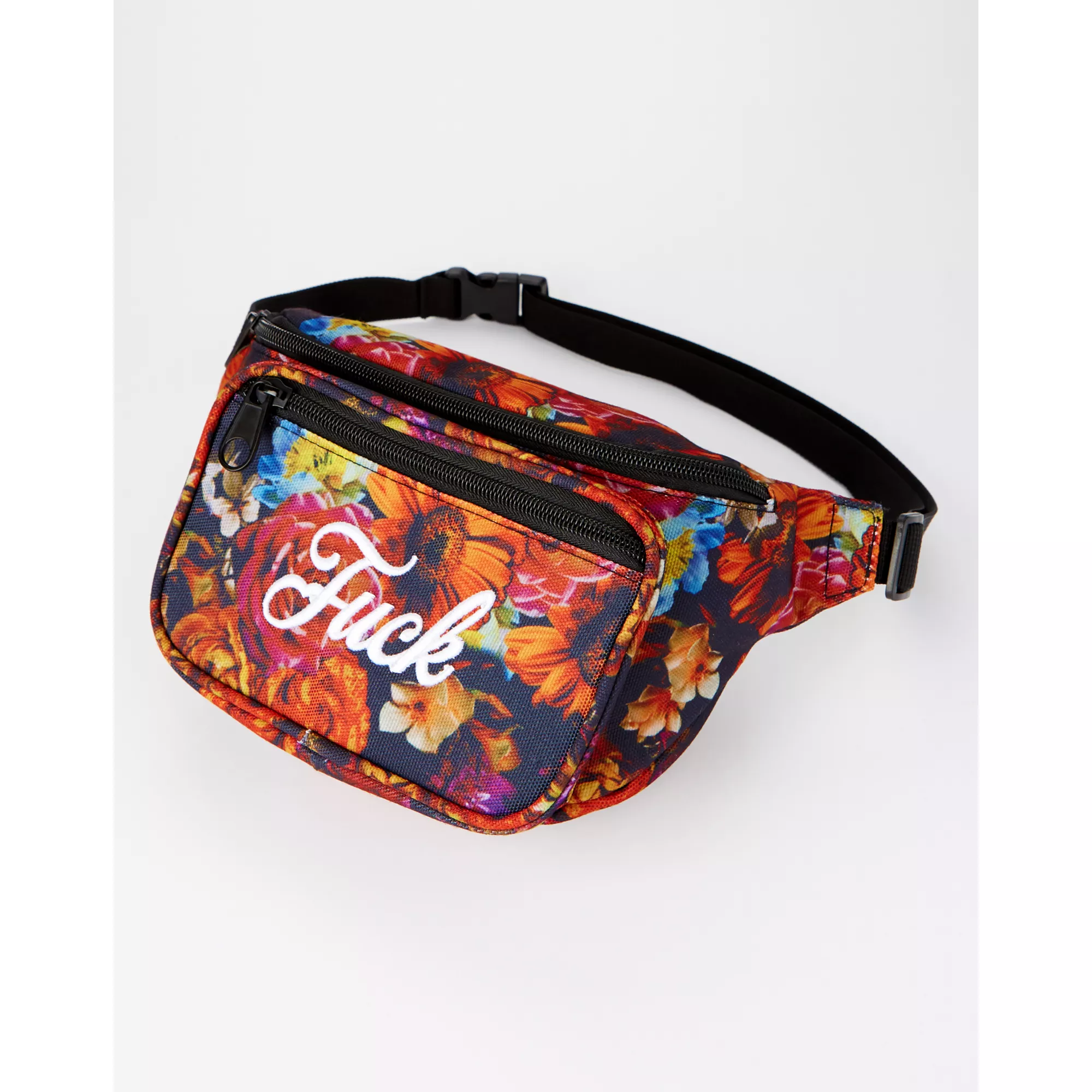 Floral Fuck Fanny Pack at Spencer's