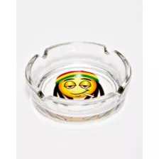 Rasta Leaf Emoji Stash Jar and Ashtray Set at Spencer's