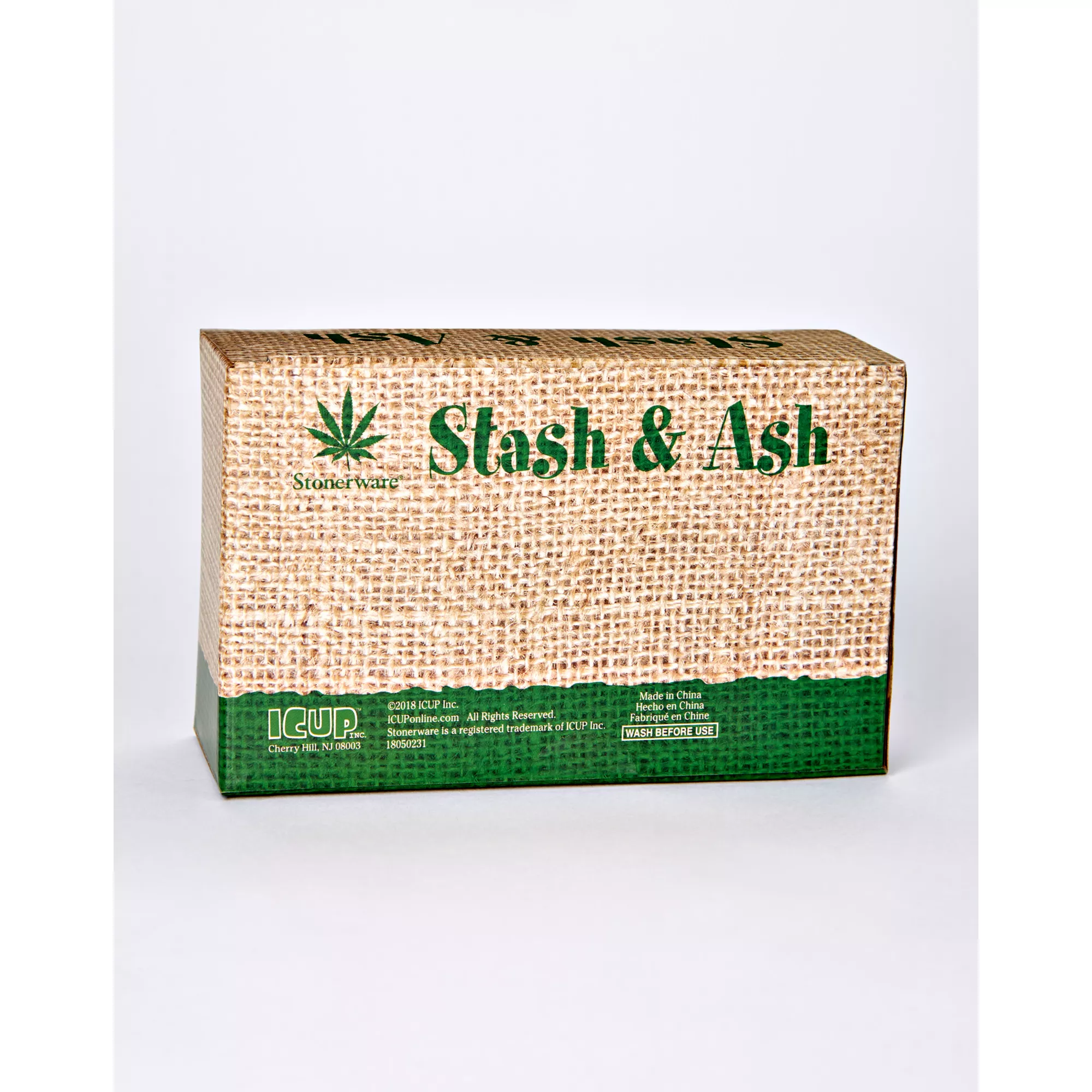 Rasta Leaf Emoji Stash Jar and Ashtray Set at Spencer's