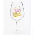 Thirsty Bitch Wine Glass - 2 Liters at Spencer's