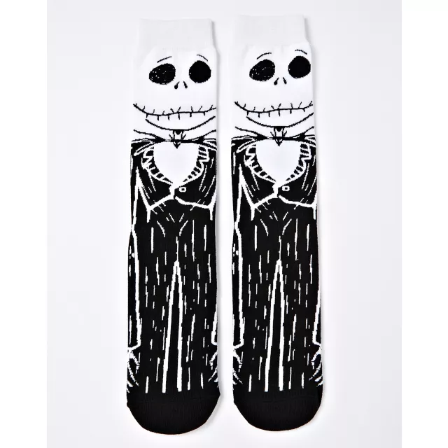 360 Jack Skellington Crew Socks - The Nightmare Before Christmas at Spencer's
