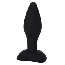 Black Lil' Buddy Silicone Waterproof Butt Plug 3 Inch - Arouz'd at Spencer's