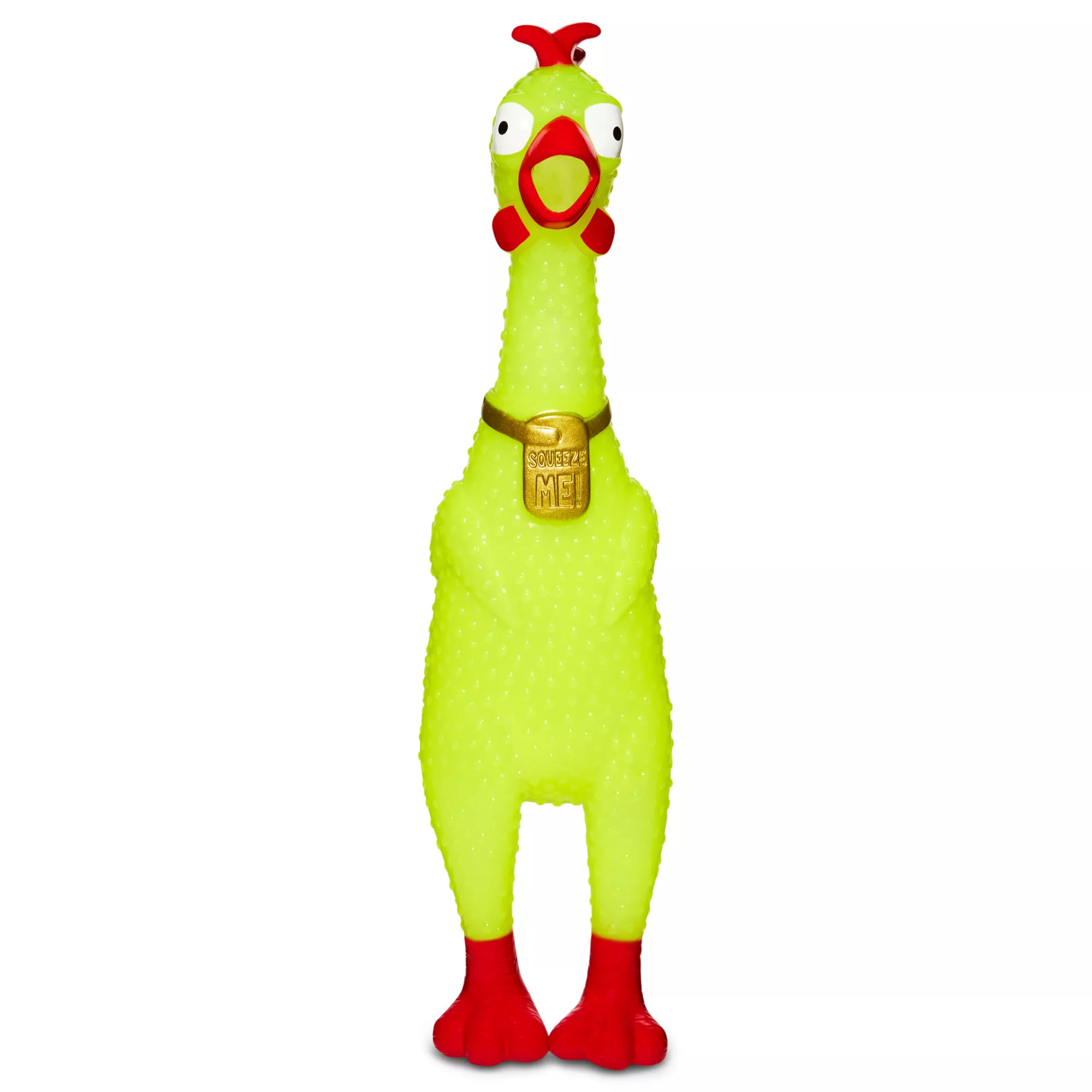 Yellow Squeeze Plastic Chicken
