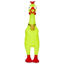Yellow Squeeze Plastic Chicken at Spencer's