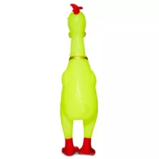 Yellow Squeeze Plastic Chicken at Spencer's