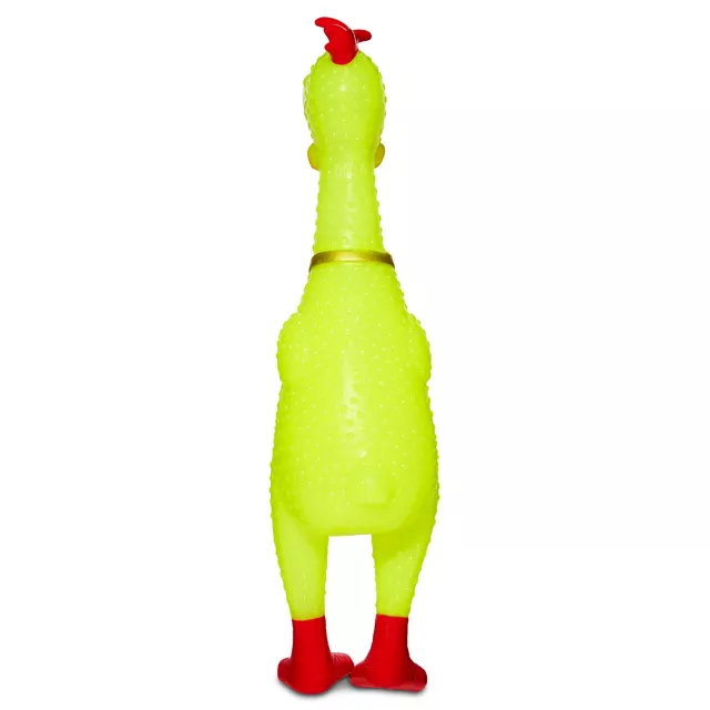 Yellow Squeeze Plastic Chicken at Spencer's