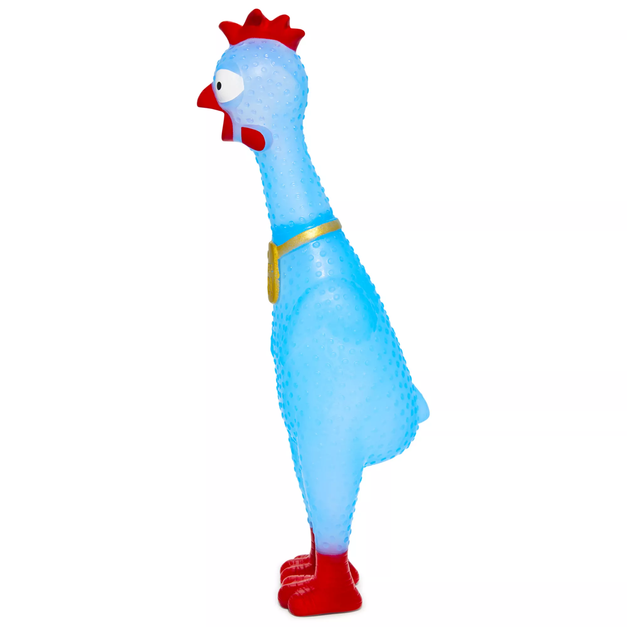 Blue Squeeze Plastic Chicken at Spencer's