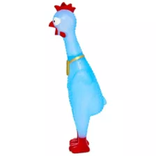 Blue Squeeze Plastic Chicken at Spencer's